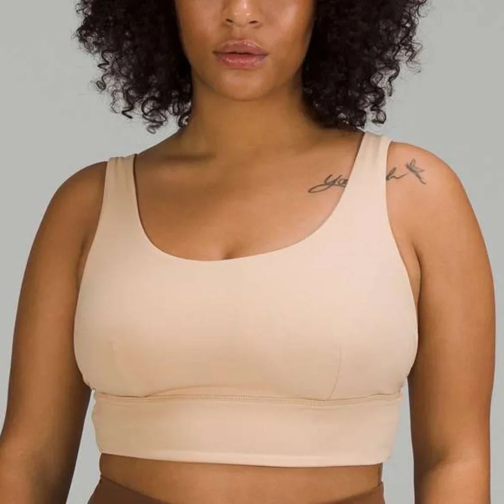 Lululemon Align Sports Bra C/D Cup Contour Beige Size 4